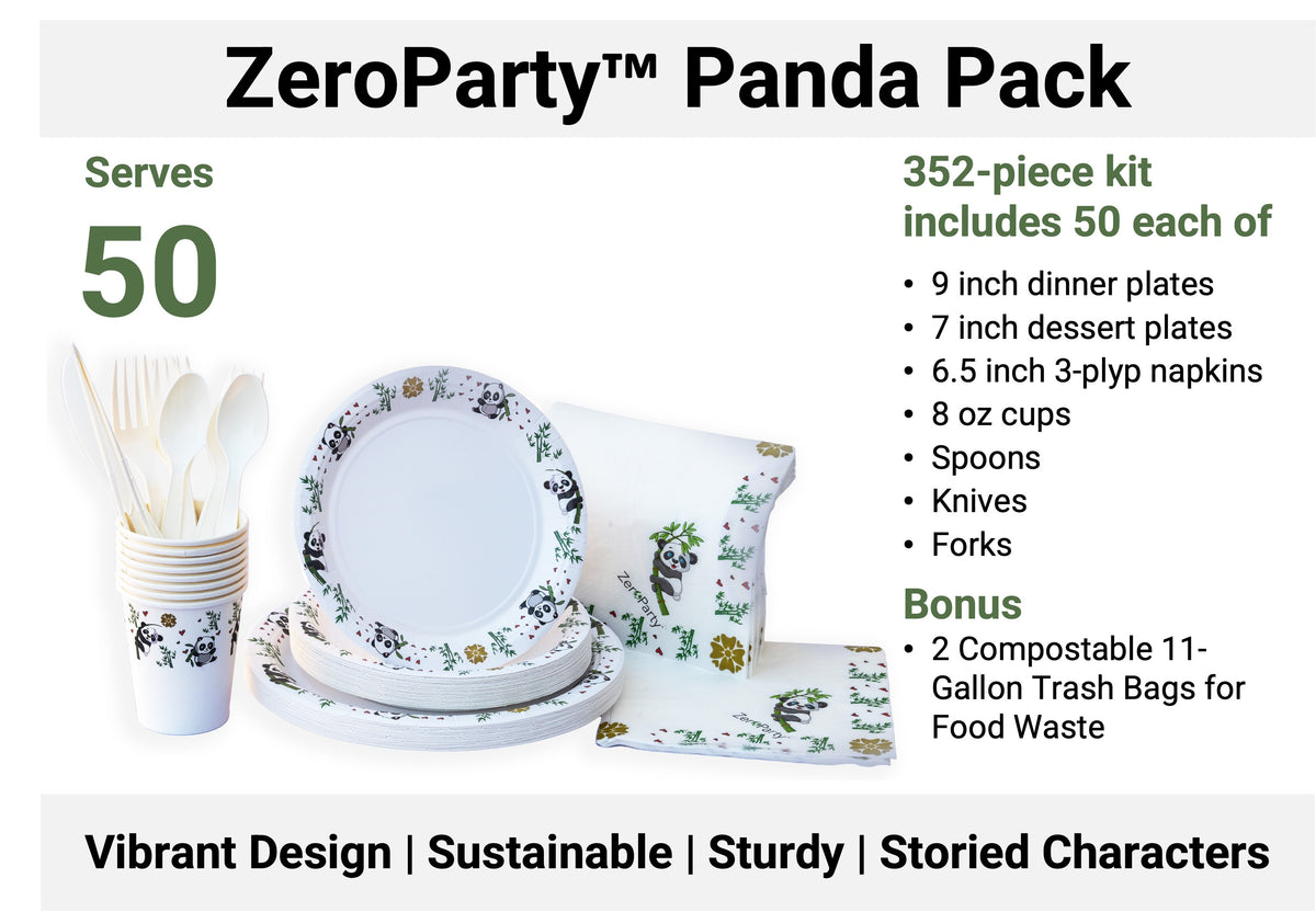 Panda Themed Chinese New Year Party Pack