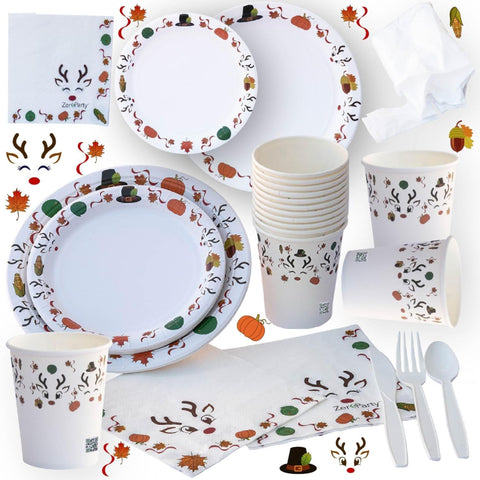 Reindeer Print Themed Party Pack